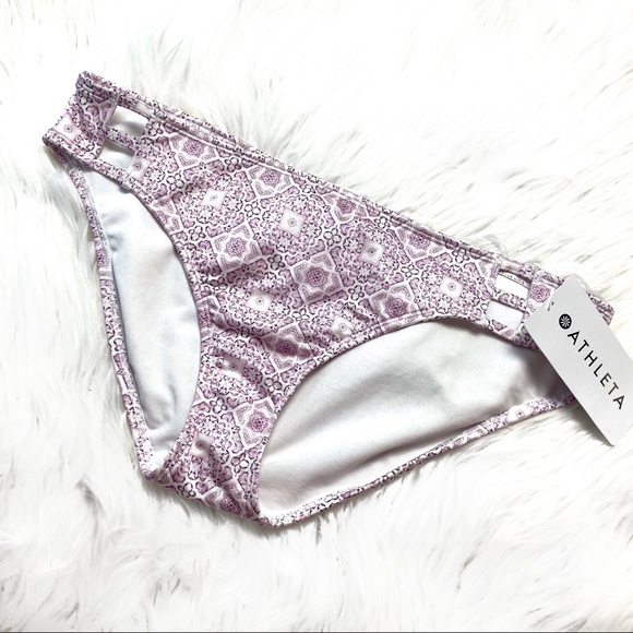 Athleta Aqualuxe Print Ladder Front Bottom - Picture 1 of 4